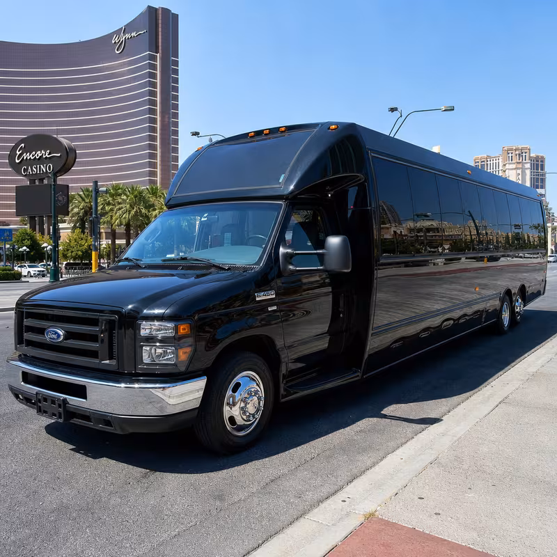 18 Passenger Party Bus Exterior