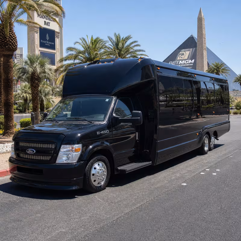 25 Passenger Party Bus Exterior