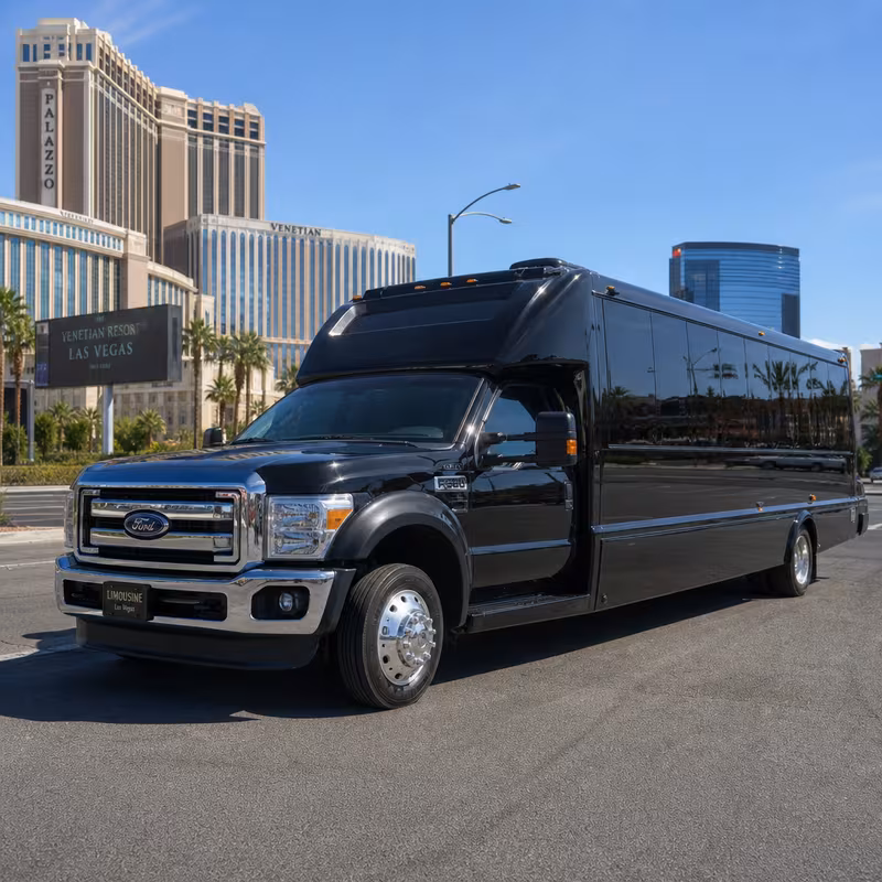 28 Passenger Party Bus Exterior