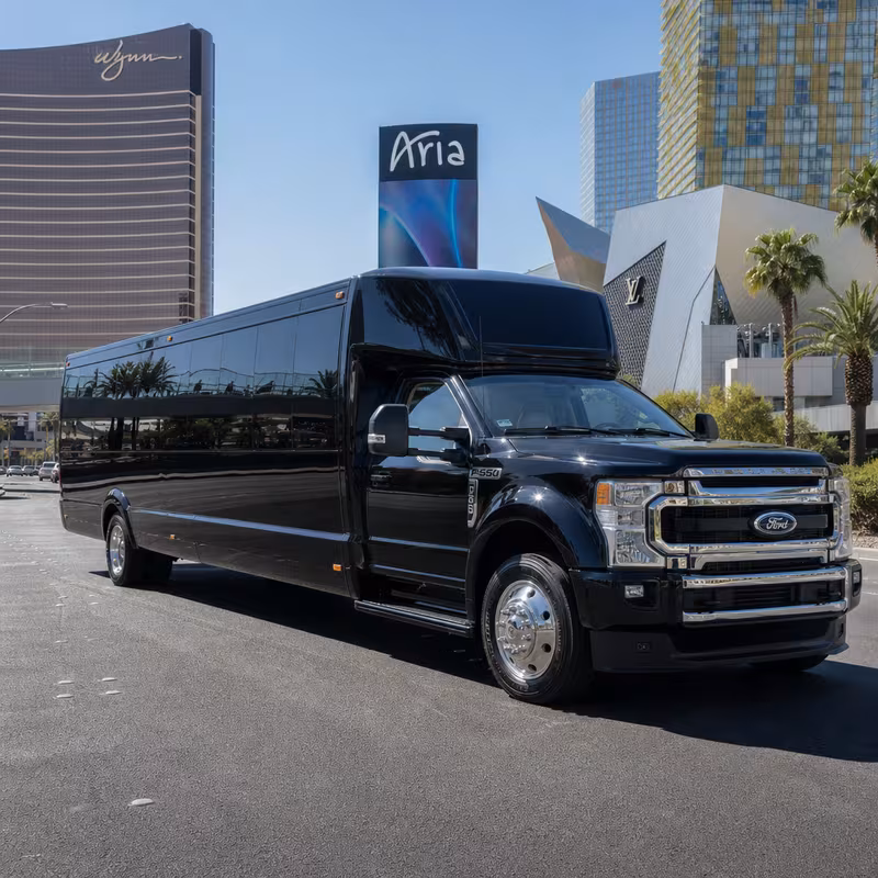 30 Passenger Party Bus Exterior