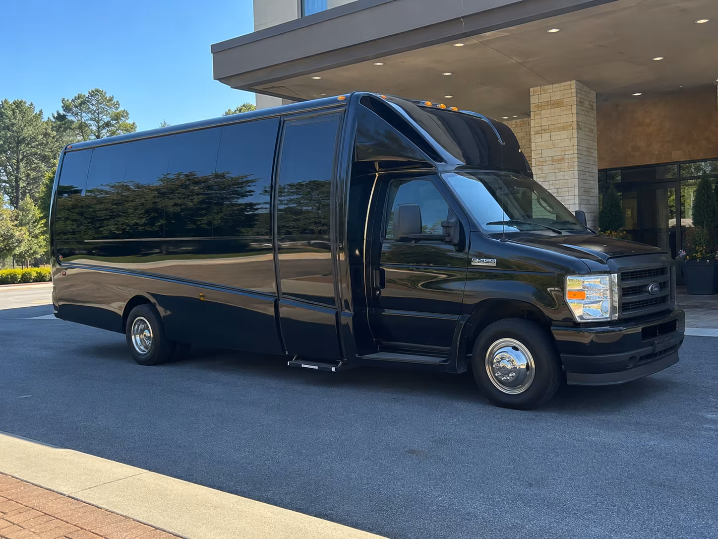Gilbert Airport Shuttle & Transportation party bus exterior