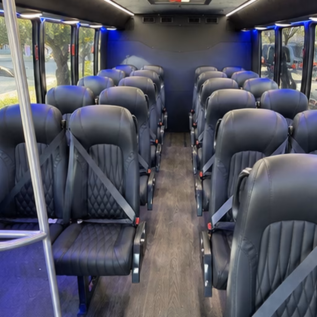 Gilbert Airport Shuttle & Transportation onboard seating