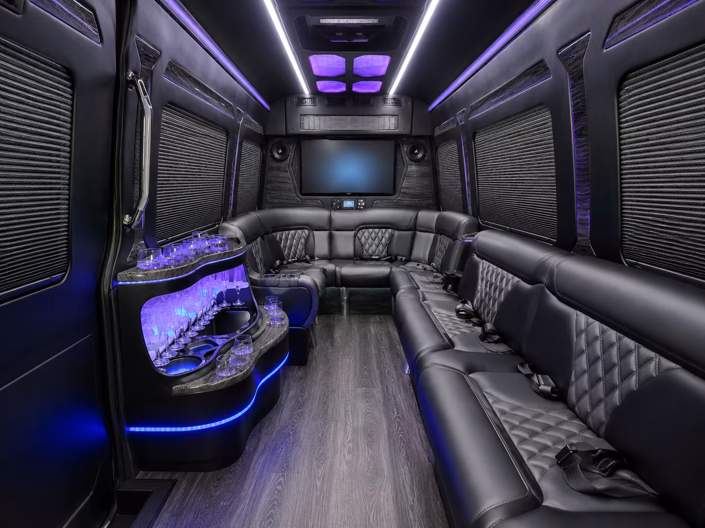 Gilbert Corporate Transportation party bus exterior