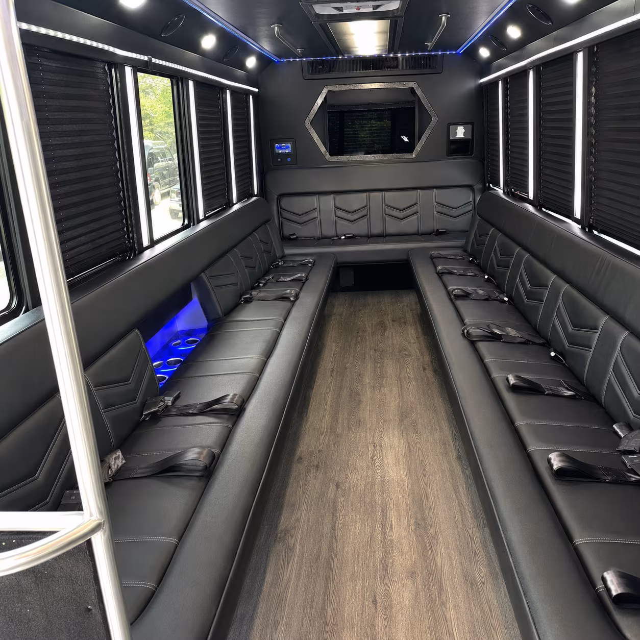 Gilbert Private Event Transportation party bus exterior