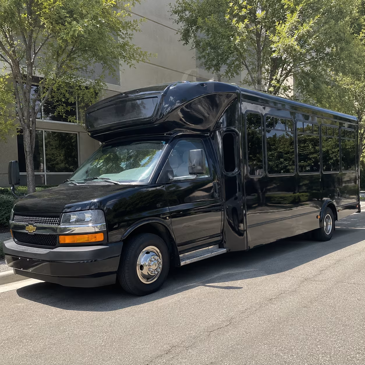 Gilbert Private Event Transportation party bus exterior