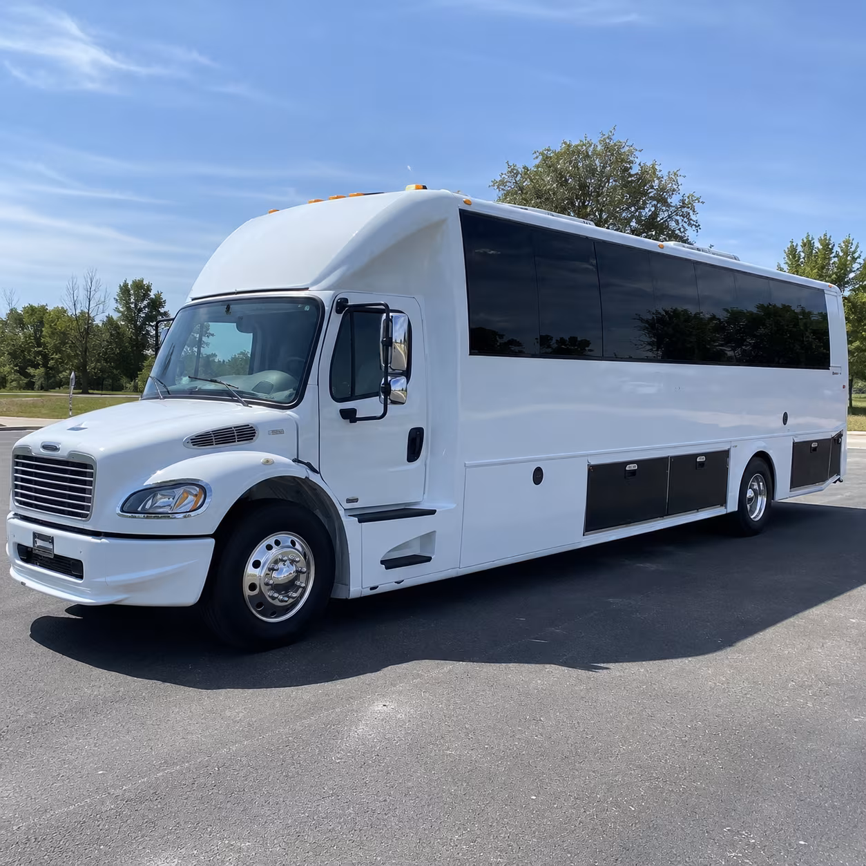 Gilbert Private Event Transportation party bus exterior