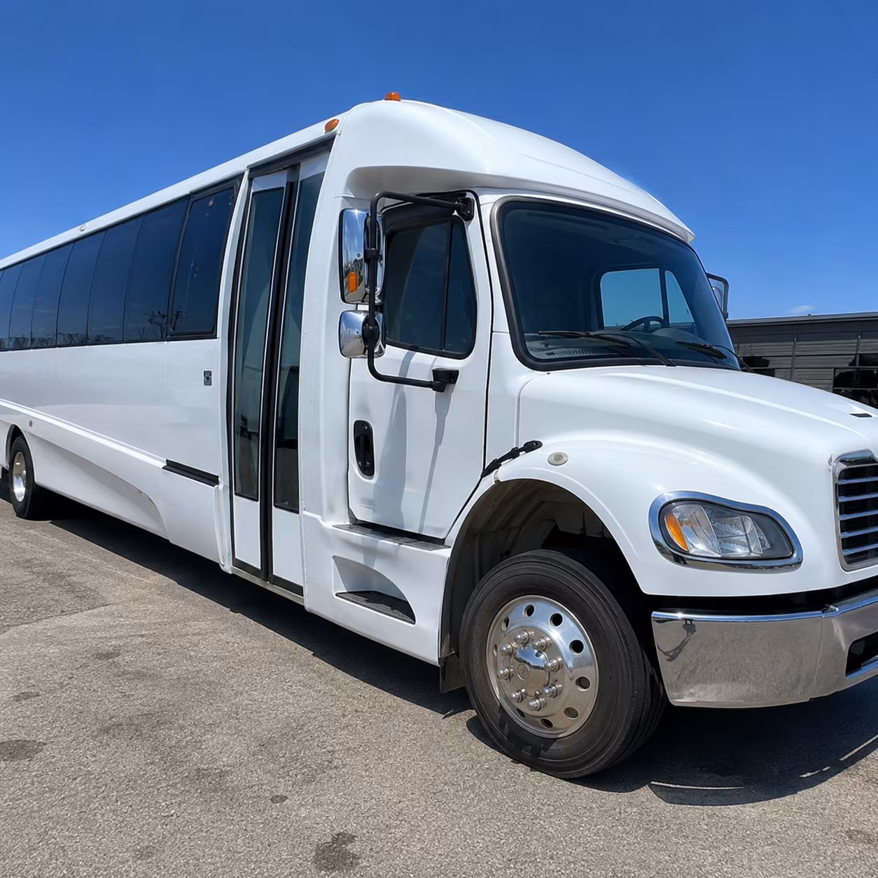 Gilbert School Event Transportation party bus exterior