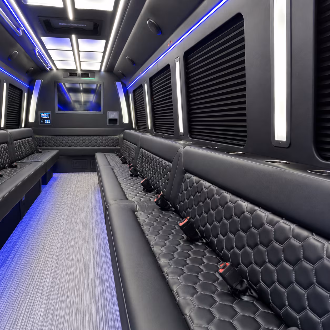 Gilbert Sporting Event Transportation onboard seating