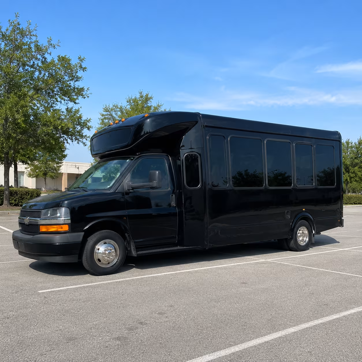 Gilbert Sporting Event Transportation party bus exterior