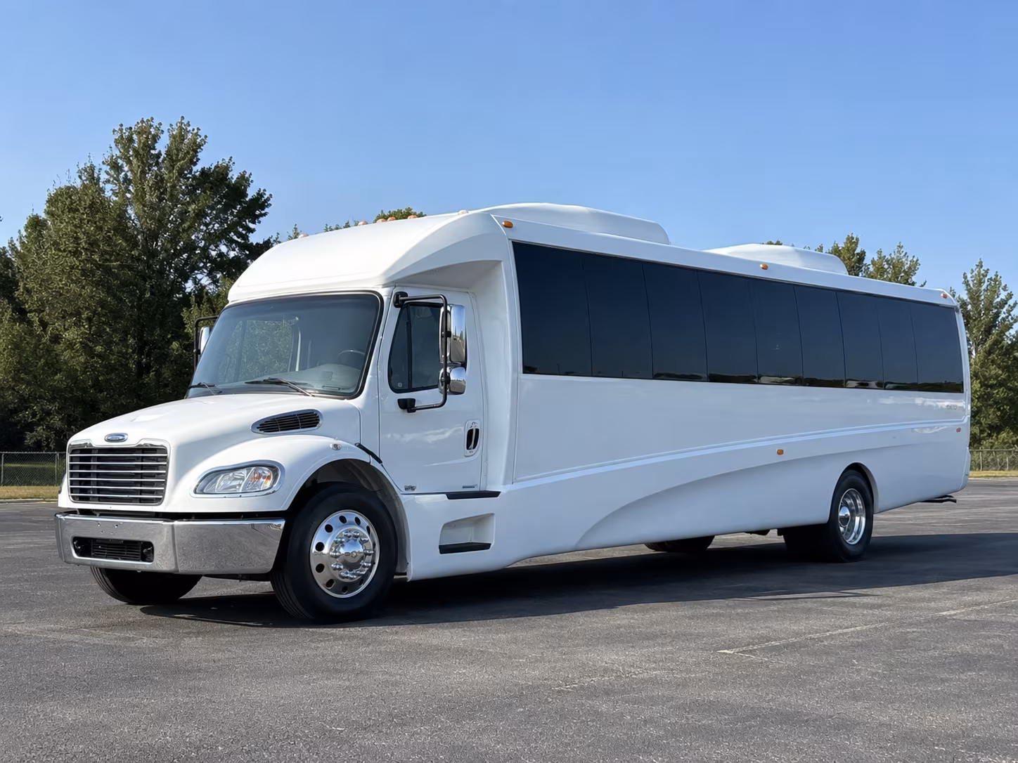 Gilbert Wedding Transportation party bus exterior