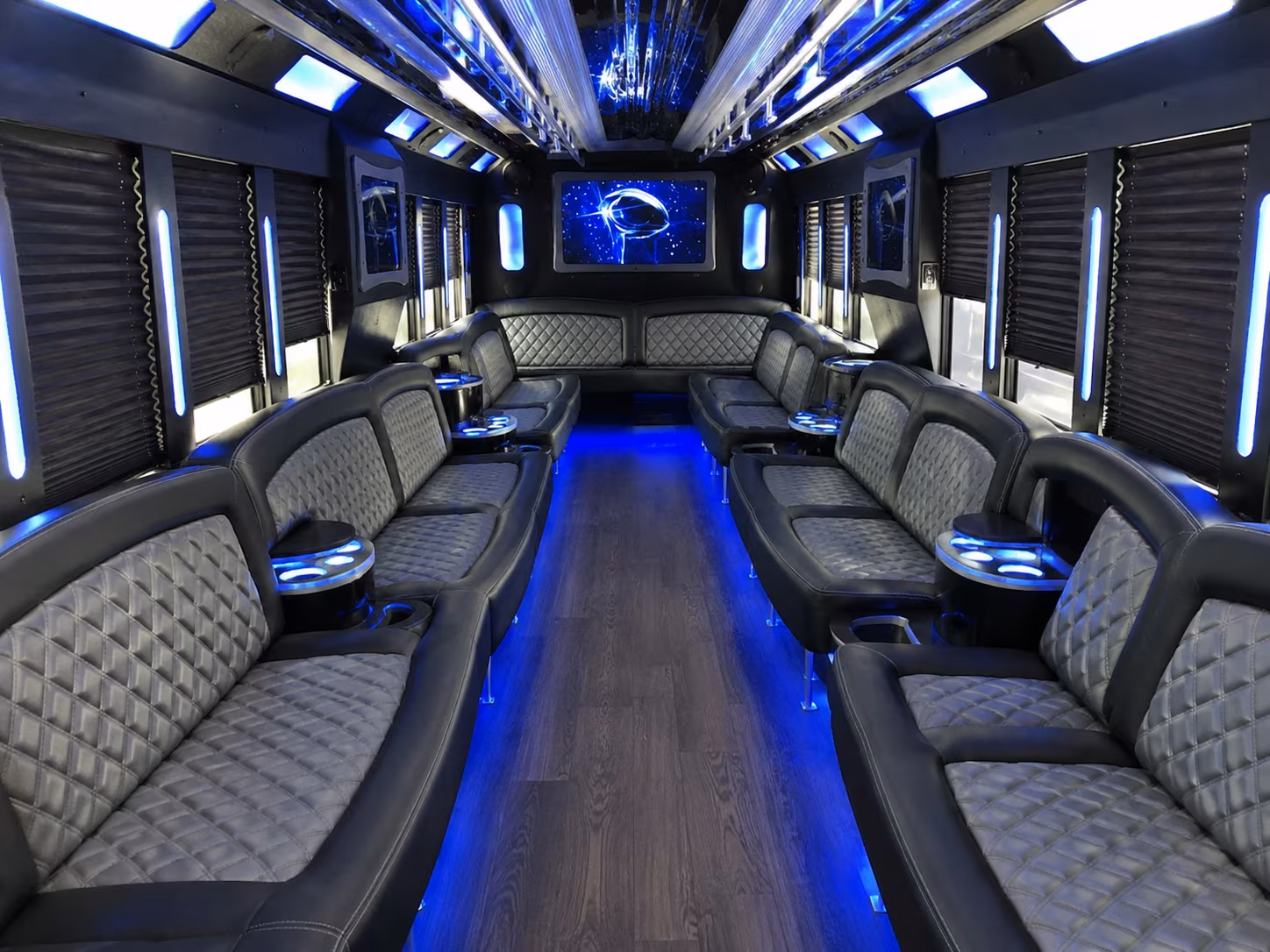Gilbert Wedding Transportation party bus exterior