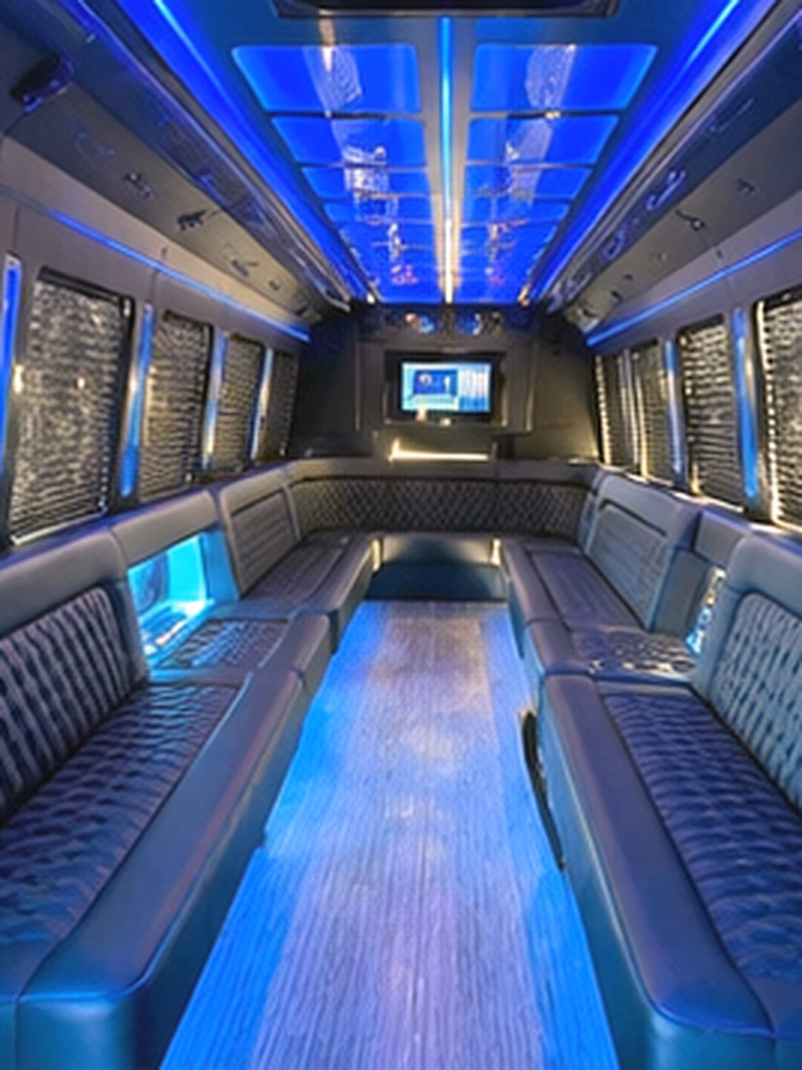 Gilbert Winery Tour & Pub Crawl Transportation party bus interior