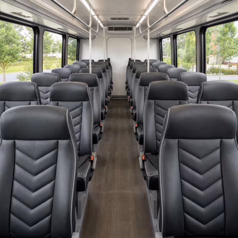 15-35 Passenger Minibus Inside