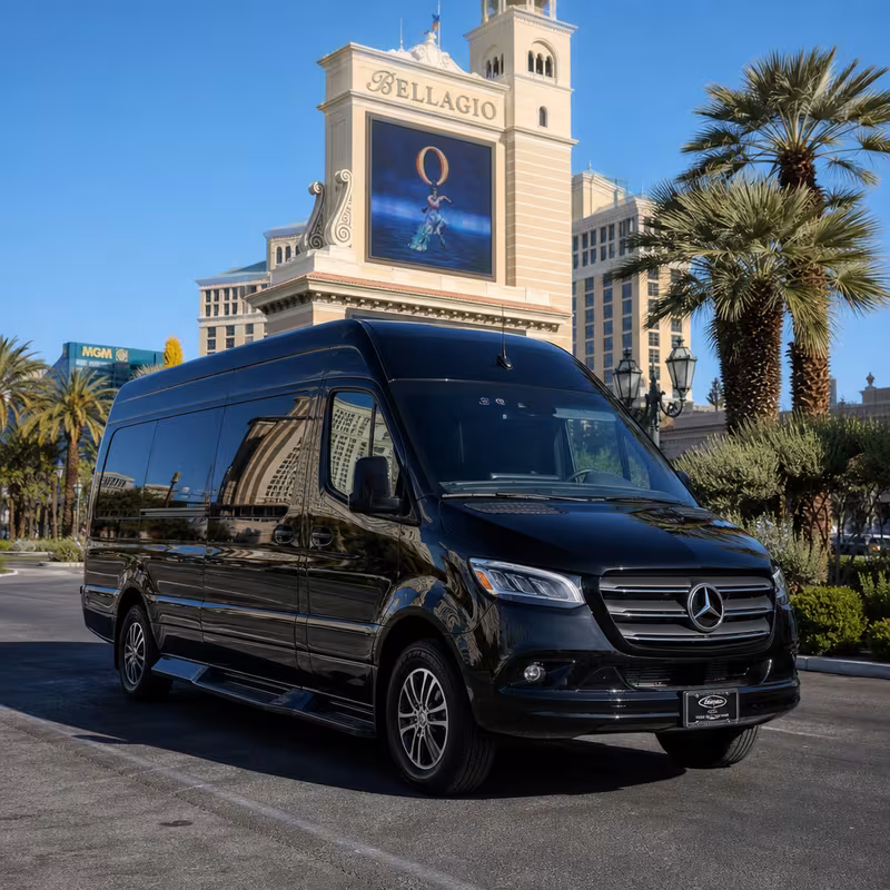 14 Passenger Sprinter Limo Exterior